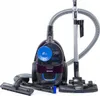 A Philips bagless vacuum cleaner with accessories, displayed against a white background. Produktbild-Vorschau
