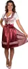 Trachtl Midi Dirndl Kerstin Bordeaux 40 Produktbild-Vorschau 4