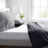 Baumwolle Bettwäsche Set 135x200 cm Feinbiber Grau Produktbild-Vorschau 3