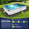 tillvex® Pool Bodenschutzmatte mit Löchern 4 Stück Schwarz Produktbild-Vorschau 8
