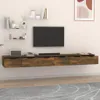 vidaXL Nástenné skrinky 2 ks. Údený dub 102x30x20 cm Náhľad obrázku produktu 3