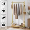Kledingrek op wielen, met 8 haken en plank (80cm x 150cm) | Productafbeelding-voorbeeld 2