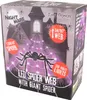 Dekorace obří pavouk s LED pavučina - Halloween - 500 cm Náhled obrázku produktu 2