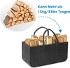 Jopassy 2 kusy taška na palivové drevo plstený kôš plstený Náhľad obrázku produktu 4