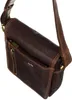Peterson Pánská crossbody taška Crocodile tmavě hnědá One Náhled obrázku produktu 4