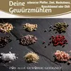 LS-LebenStil 2x Design Holz Salzmühle & Pfeffermühle 2´er Produktbild-Vorschau 4