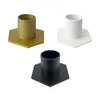 4x Kerzenhalter Eisen Schwarz Stabkerzen 22mm Kerzenständer Produktbild-Vorschau 5