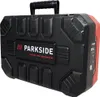 A black and red tool case with the Parkside Performance logo on it. Produktbild-Vorschau