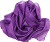 Baumwolltuch – violett mit silbernem Lurex – quadratisches Produktbild-Vorschau 3