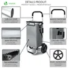 VOUNOT® 2 Räder Einkaufstrolley Klappbar mit 50L Produktbild-Vorschau 2