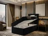 NORDELO Boxspringbett MORFEO 100x200 cm AMOR Velvet Schwarz Produktbild-Vorschau 2