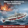 Technik Klemmbausteine WWII Deutsches Schlachtschiff Produktbild-Vorschau 4