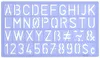 Standardgraph Schablone Großbuchstaben 20 mm Produktbild-Vorschau 4