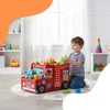 Relaxdays Skrzynia na zabawki „Straż pożarna”, pokój Podgląd zdjęcia produktu 2
