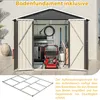 GIHAUVIA Abri de jardin métallique 180 × 229 × 191 cm Voir les images du produit 3