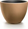 A brown planter with a black inner rim, shown in isolation against a white background. Anteprima dell’immagine prodotto
