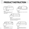 L-förmige Sofa-Schonbezüge, Stretch dicker Produktbild-Vorschau 7