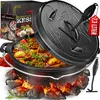 KESSER® Dutch Oven Set BBQ Feuertopf Schmortopf, Gusseisen Produktbild-Vorschau 1
