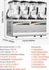 SucceBuy Slush machine 4 x 12 L, Kostkarka do lodu 1650 W Podgląd zdjęcia produktu 7