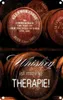 vianmo Blechschild 18x12 cm Whiskey ist meine Therapie Produktbild-Vorschau 1