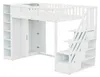 Hochbett 90x200 cm mit Kleiderschrank, Regalen & Produktbild-Vorschau 12