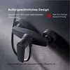A close-up of a black shower faucet mounted on a textured gray wall. Produktbild-Vorschau