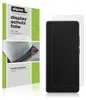 A product shot showing packaging for screen protectors on the left and a smartphone with a screen protector on the right. Produktbild-Vorschau
