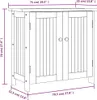 vidaXL Armoire de jardin 75x35x70 cm en bois massif Voir les images du produit 8