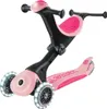 GLOBBER GO-UP DELUXE LIGHTS – 3in1 Dreirad, 120/80 mm, ABEC Produktbild-Vorschau 2
