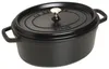 STAUB La Cocotte Cocotte 41 cm, oval, Schwarz, Gusseisen Anteprima dell’immagine prodotto 6