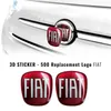 Nálepka Fiat 3D logo vpředu + vzadu kompatibilní s 500, Náhled obrázku produktu 2