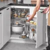 Küchenschrank Organizer mit 2 Ebenen Ausziehbar Blindecken Produktbild-Vorschau 8