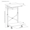 Carrello portacomputer con ripiano, 80 kg max, altezza Anteprima dell’immagine prodotto 6