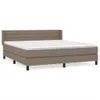 The Living Store Boxspringbett mit Matratze Taupe 180x200 Produktbild-Vorschau 3