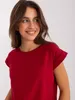 Basic Feel Good Kurzarm-T-Shirt für Frauen Chraïbi bordo XL Produktbild-Vorschau 4