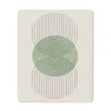 MuchoWow® Mauspad Mousepad Kreis - Linien - Abstrakt - Grün Produktbild-Vorschau 1