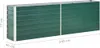 vidaXL Lit surélevé de jardin Acier galvanisé 240×40×77 cm Voir les images du produit 8