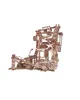 A 3D wooden puzzle of a mechanical marble run. Podgląd zdjęcia produktu