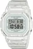 A close-up studio shot of a clear Casio Baby-G digital watch against a white background. Produktbild-Vorschau