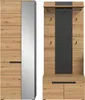 Garderobe Set 3-teilig "Cooper" in Artisan Eiche und grau Produktbild-Vorschau 9