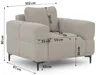 Cardea - Moderne Polstergarnitur 3+2+1 in Bubble-Optik aus Produktbild-Vorschau 18