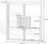 libreria a 7 cubi senza pannello posteriore, scaffale in Anteprima dell’immagine prodotto 7