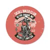 MuchoWow® Mauspad Mousepad Motorrad - Skelett - Retro 30x30 Produktbild-Vorschau 1
