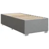 Boxspringbett mit Matratze Hellgrau 80x200 cm Stoff Produktbild-Vorschau 5
