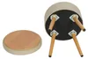 Pouf Rebecca Mobili Tiaré 45x36x36 cm MDF, PET, metallo Anteprima dell’immagine prodotto 7