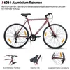 HILAND 700C Herren- und Damen-Rennrad, Rahmen aus Produktbild-Vorschau 2