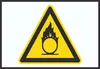 Vorsicht Brandfördernde Stoffe Symbol Schild A5 Rückseite Produktbild-Vorschau 1