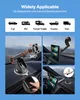 Collage of images showing a car mount for a tablet or phone, demonstrating its flexibility and applicability to different vehicles. Anteprima dell’immagine prodotto