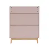 Rebecca Mobili Kinder-Bücherregal Bataw 100x80x33 MDF Produktbild-Vorschau 8