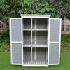 Gartenschrank MOMO 160 cm grau-weiß Produktbild-Vorschau 6
